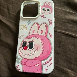 Pink Cartoon Character Phone Case